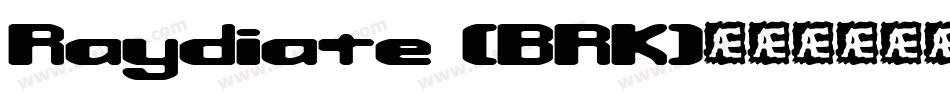 Raydiate (BRK)字体转换